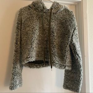 COPY - Wild Fable Sherpa Crop Hoodie